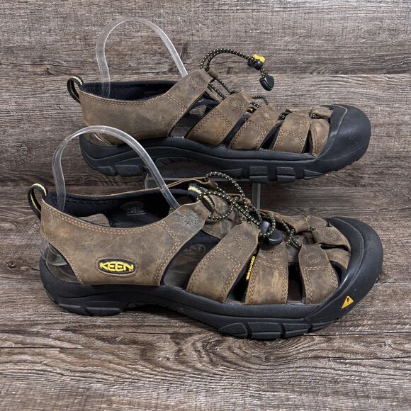 Keen Newport Shoes Men\'s 13 Brown Leather Slip-On Sandals Outdoor Hiking Water main image 8